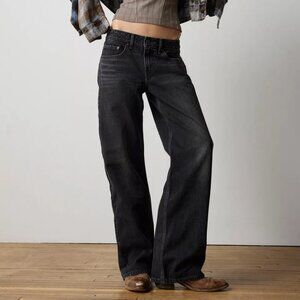 Levi’s Premium Low Loose Jeans In Black, Size 10